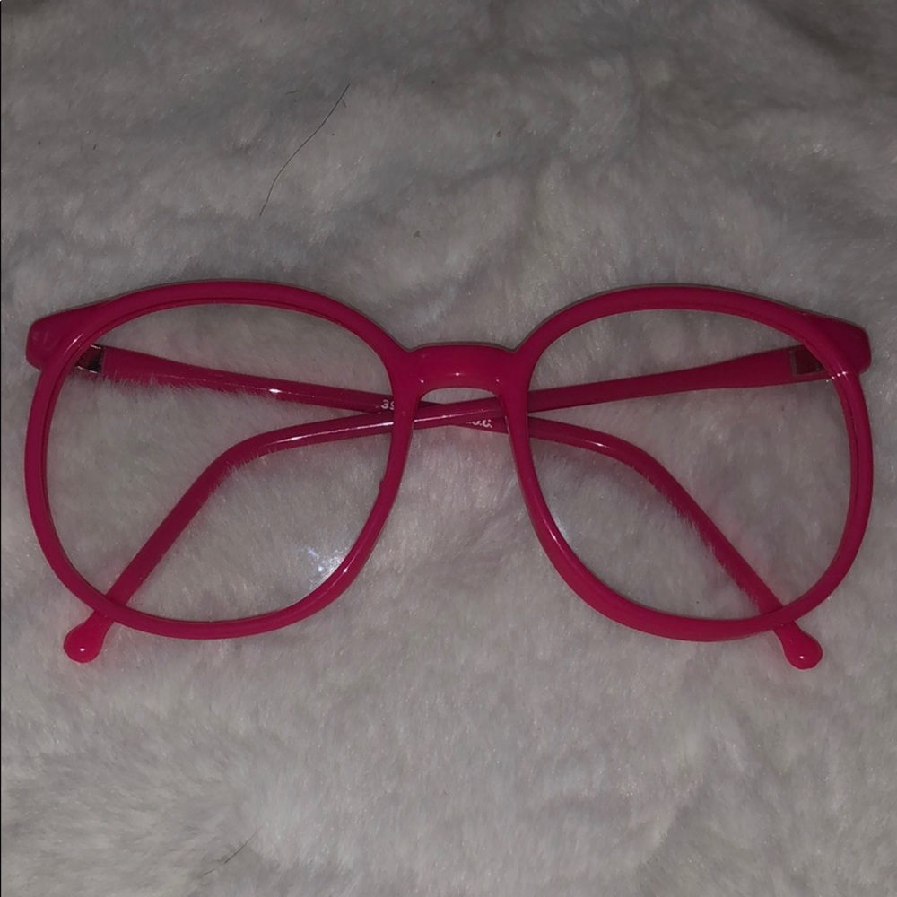 Hot pink frames